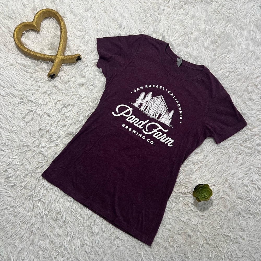 Next Level Apparel Heather Purple T-Shirt